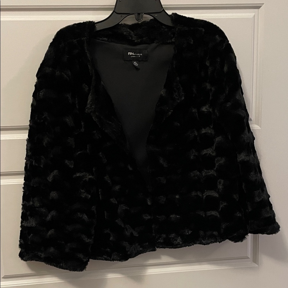 Forever 21 Black Teddy Jacket